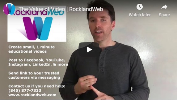 Don’t Understimate the Value of Video
